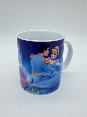 Disney Cinderella & Prince Charming Ceramic Mug Castle Princess